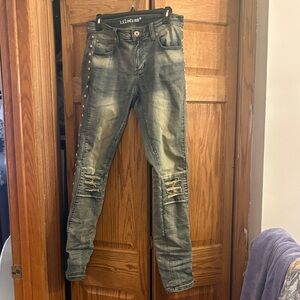 Kilogram Men's Bootcut Jeans - Faded Black